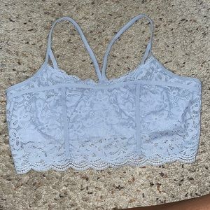 aerie periwinkle lace bralette